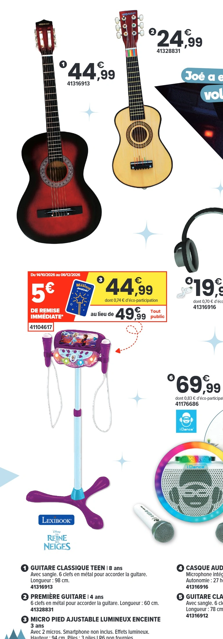 Prospectuce LAPUB.RE — PREMIÈRE GUITARE chez JOUECLUB REUNION à La Réunion